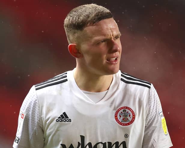 Accrington striker Colby Bishop    Picture: James Chance/Getty Images