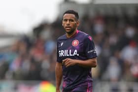 Nathan Thompson is suspended for Pompey's League One trip to Stevenage on Saturday