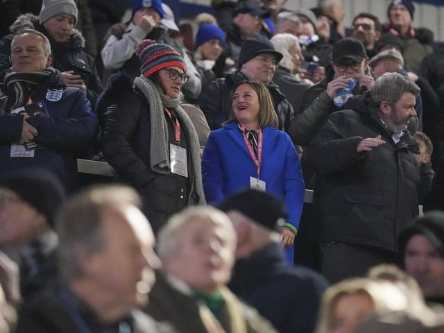 Pompey fans backed their team to a crucial Championship survival win over Cardiff last night.