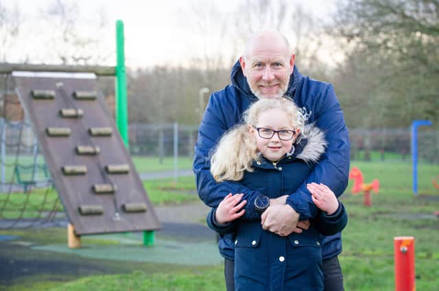 George Turner with his daughter Harriet 6 at Emsworth Park play area on 6 January 2020

Picture: Habibur Rahman