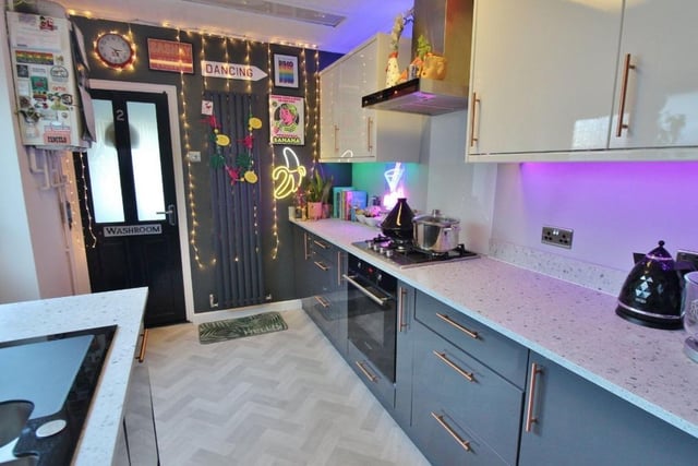 This home is close to public transport links and schools.