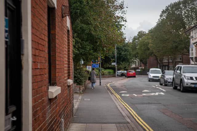 Police in Gamble Road in Buckland. Picture: Habibur Rahman