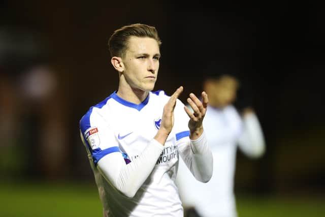 Midfielder Adam May came through the Pompey ranks before he was released last summer. Picture: Joe Pepler