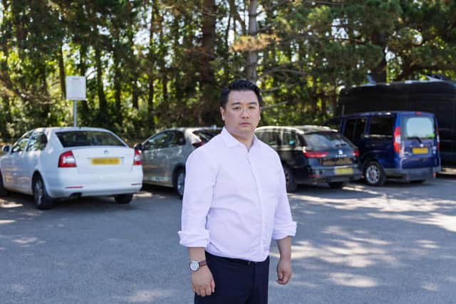 Alan Mak MP at Langstone Bridge Car Park
