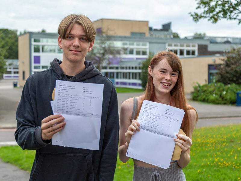 Havant Academy student Rio Shergold (16) received a grade 6 in health and fitness, and partner Molly Sapcote (16) gained a distinction 2 in dance. Picture: Mike Cooter (240823)
