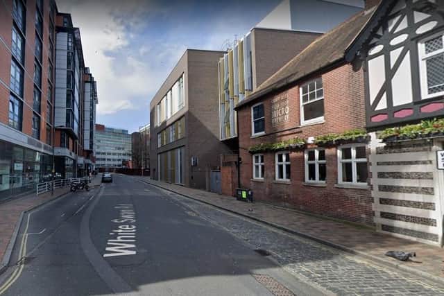 The man was arrested in White Swan Road, Portsmouth. Picture: Google Street View.