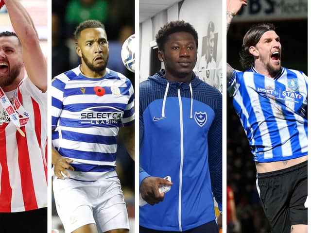 From left: Bailey Wright, Liam Moore, Di'Shon Bernard, Aden Flint.