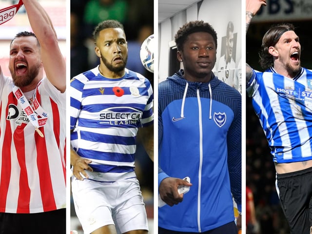 From left: Bailey Wright, Liam Moore, Di'Shon Bernard, Aden Flint.