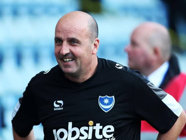 Former Pompey boss Paul Cook is nowadays manager of Chesterfield - who are to host Pompey in the first round of the FA Cup. Picture: Joe Pepler