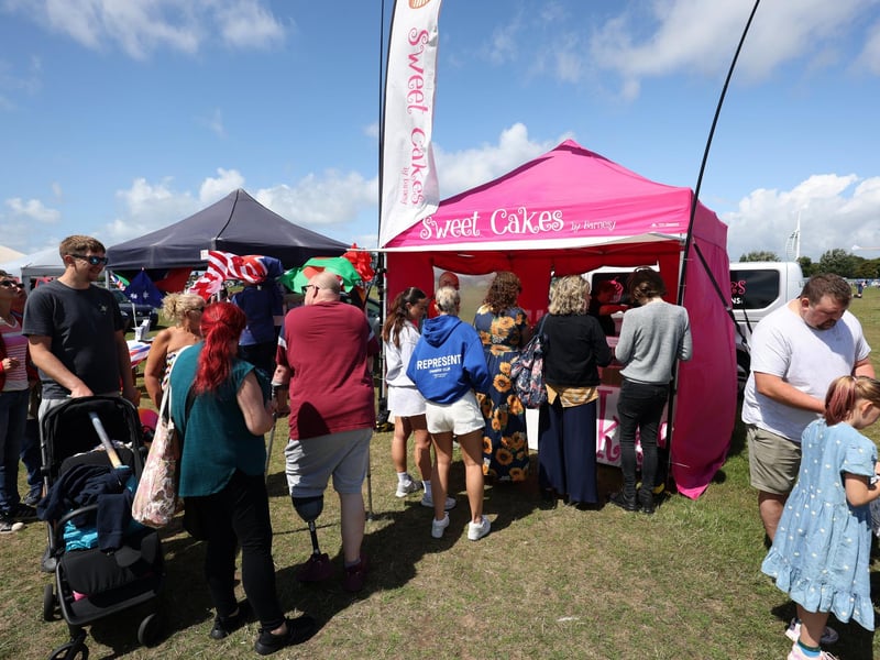 Residents flocked to see the amazing kites being flown over Southsea Common.