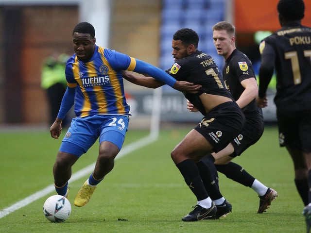Shrewsbury picked up 23 points over the period, playing 13 matches, winning seven and posting goal difference of two. Picture: Joe Dent/JMP