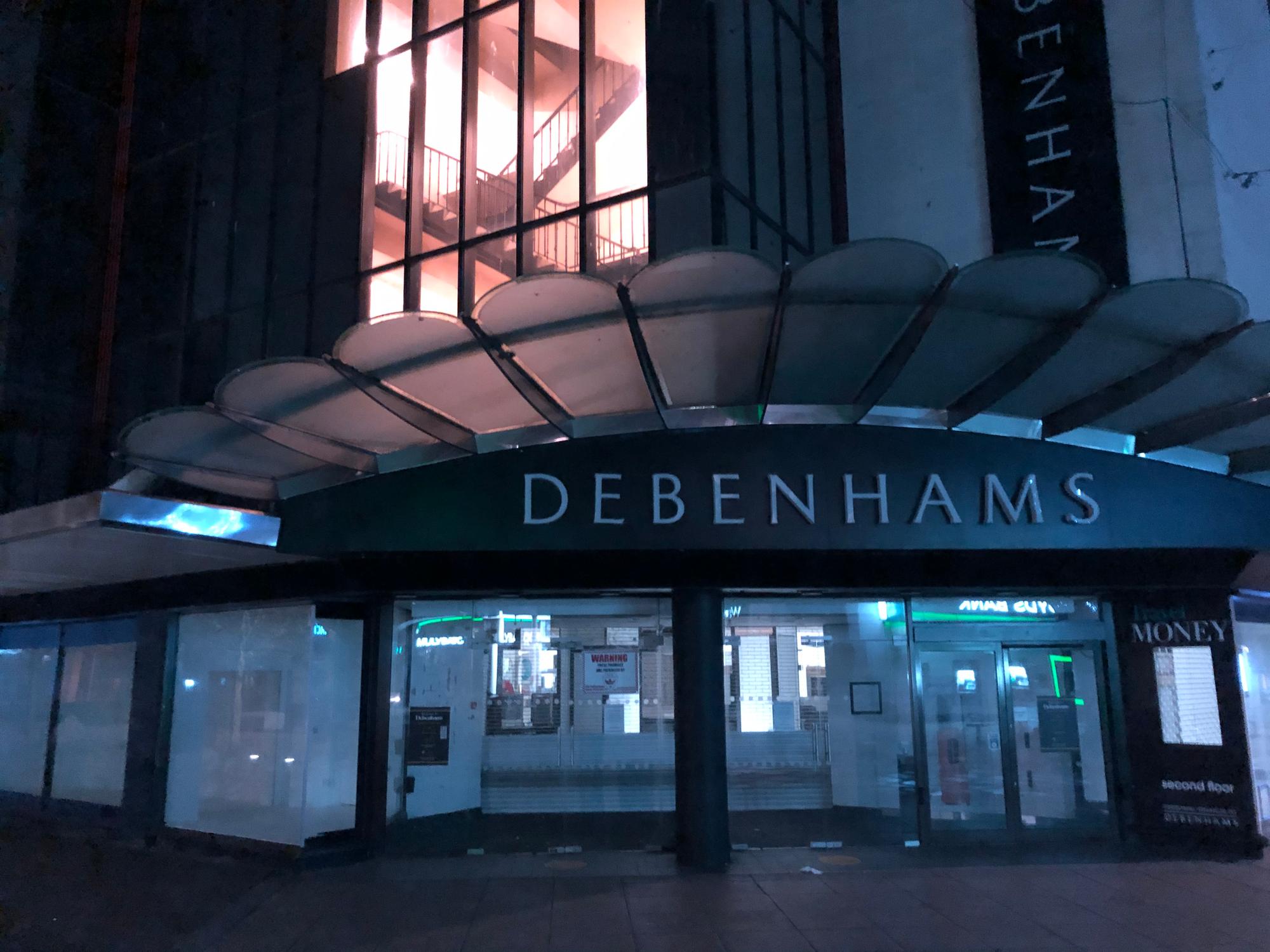 Portsmouth shops defend leaving lights on overnight as campaigner