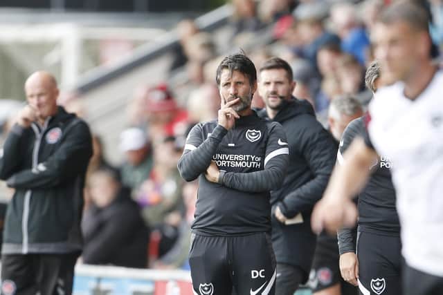 Danny Cowley oversaw Pompey get off to a winning start to the League One season following victory at Fleetwood. Picture: Paul Thompson/ProSportsImages