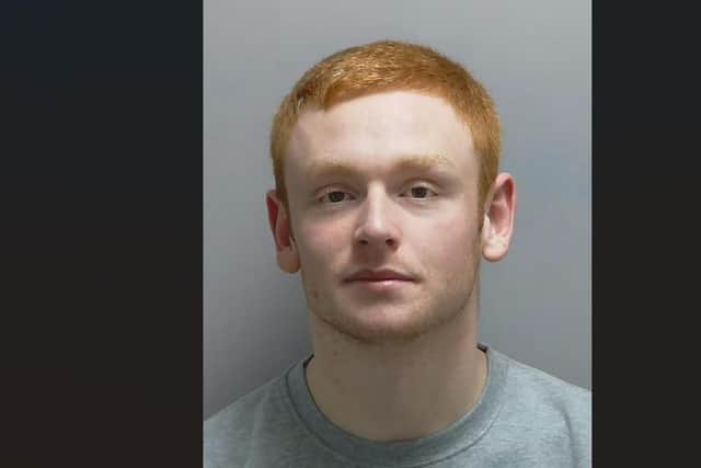 Daniel Booth has been jailed for seven years after being found guilty of a rape in Portsmouth city centre.