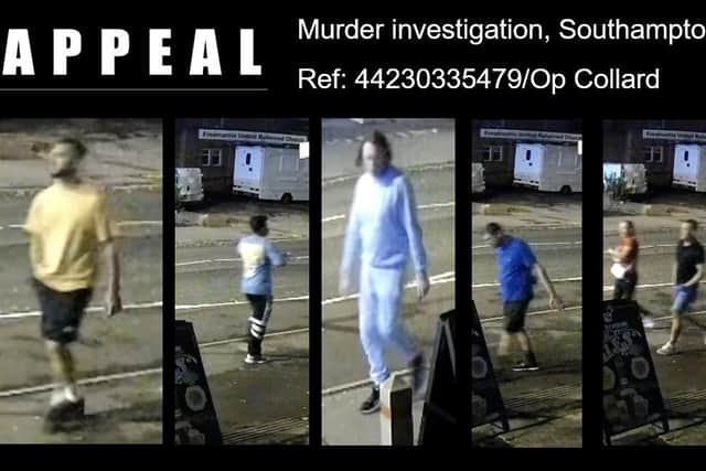 Police are appealing for information following the death of a 52-year-old man in Southampton.
The police are looking to speak to the people photographed to see if they have any information.