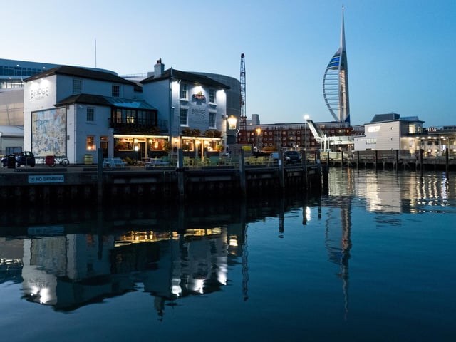 The Camber Dock is one of the most iconic places in Old Portsmouth.