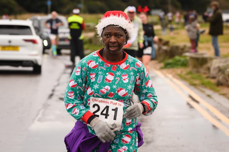 There was an array of costumes at the Christmas Pud 5k, Stokes Bay, Gosport