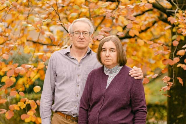 Anne and Graeme Dixon from Church Crookham in Hampshire have spent nearly two decades campaigning to uncover the truth about how their baby daughter Elizabeth Dixon died just 10 days before her first birthday  

Photo credit: Novum Law/PA Wire