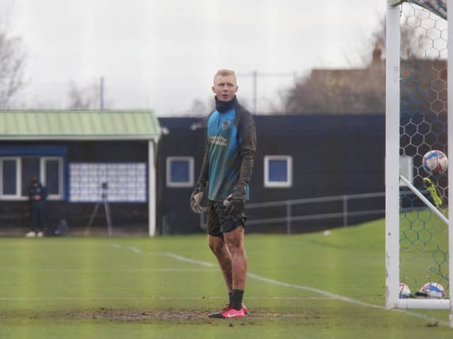 Aussie keeper Jacob Chapman is training with Pompey. Picture: Habibur Rahman
