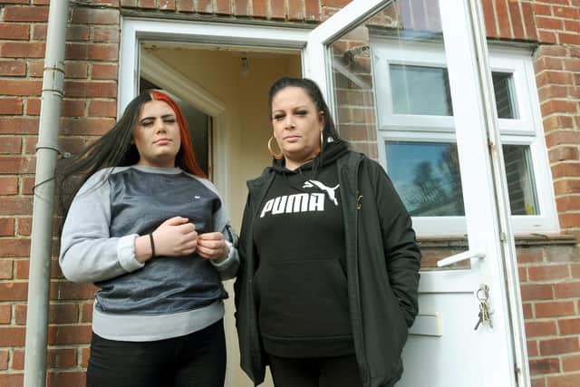 Michelle Hayman (right), with her daughter Kayzia. Picture: Sarah Standing (120321-4943)