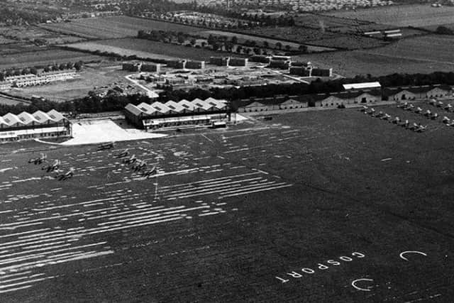 With many biplanes parked up here we see Fort Grange airfield pre-1939. Picture: Neil Marshall collection.