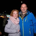 Fireworks at King George V Playing Field, Cosham, Portsmouth on Wednesday 9th November 2022

Pictured:  Maura Read and Steve Weatherill

Picture: Habibur Rahman