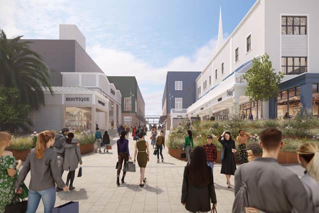 A CGI of the planned revamp which, if approved.