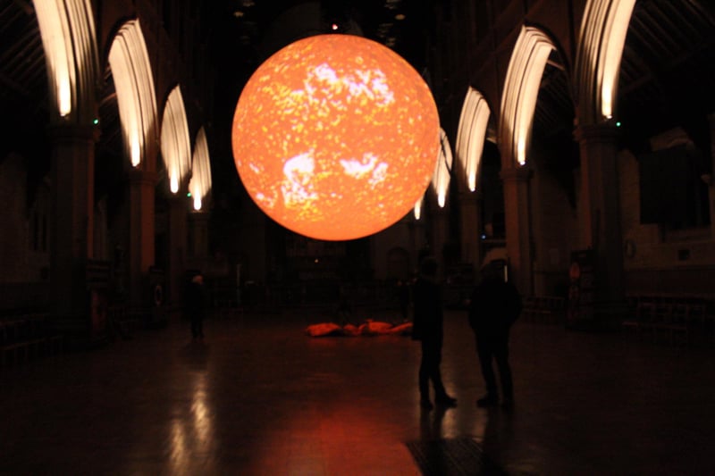 St Mary's Church Sun Installation.