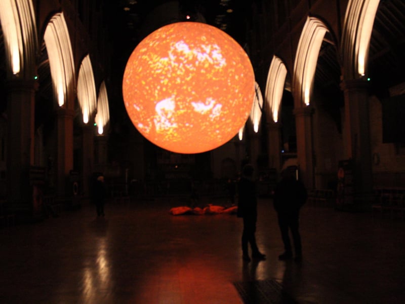 St Mary's Church Sun Installation.