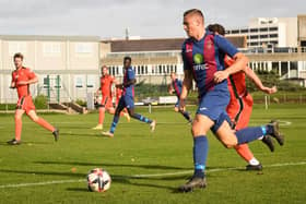 Dan Sibley netted for US Portsmouth in their 4-2 home Wessex League loss to Shaftesbury.

Picture: Keith Woodland