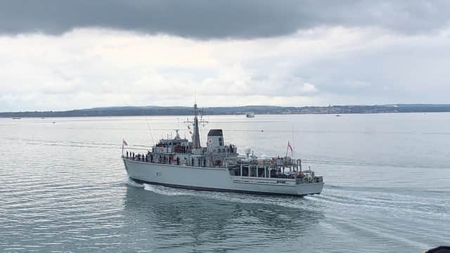 HMS Chiddingfold crashed into HMS Bangor off the coast of Bahrain while a part of Operation Kipion.