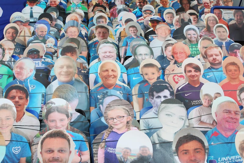 Later on in 2020 - the League 1 play-off semi-final first leg between Pompey and Oxford United on July 3 saw supporters pay to have a cutout placed in the stands