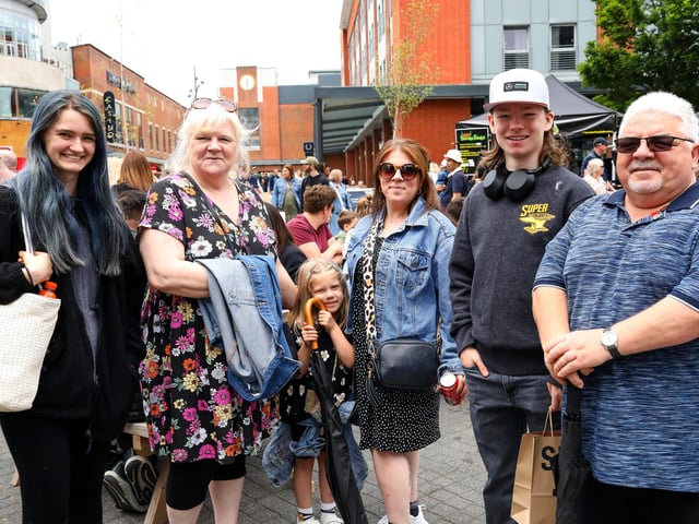 The MacLeod clan. British Street Food awards at Gunwharf Quays, Portsmouth Picture: Chris  Moorhouse (080624-27)