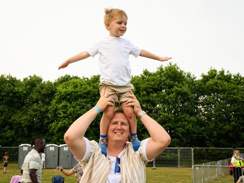 Danny Foss with his son Archie (170621-455)