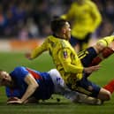 Arsenal's Lucas Torreira suffered a fractured ankle following James Bolton's challenge in Monday night's FA Cup encounter. Picture: Richard Heathcote/Getty Images