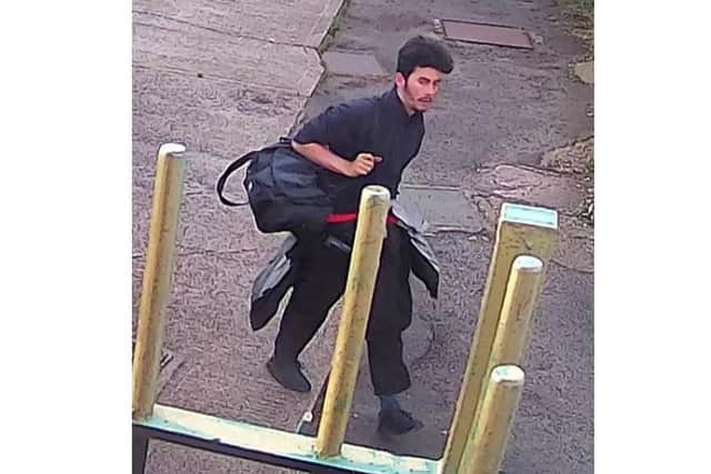 Officers wish to speak to this man in connection to the theft of radios in Hampshire.