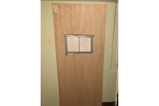 A council flat in Gosport has been boarded up following a string of complaints from neighbours reporting drug use, fires, anti-social behaviour and more.