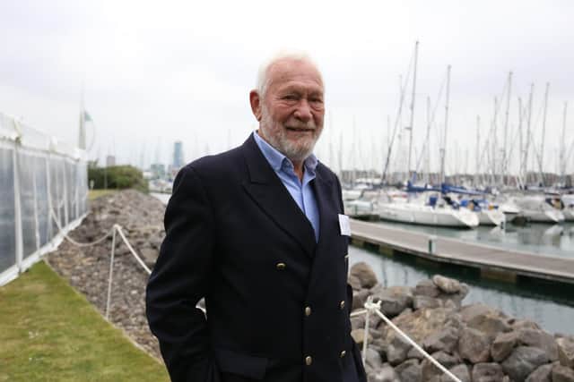 Sir Robin Knox-Johnston. Picture: Habibur Rahman