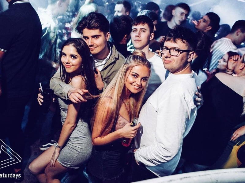 Clubbers at Face on the floor in Pryzm in 2019.