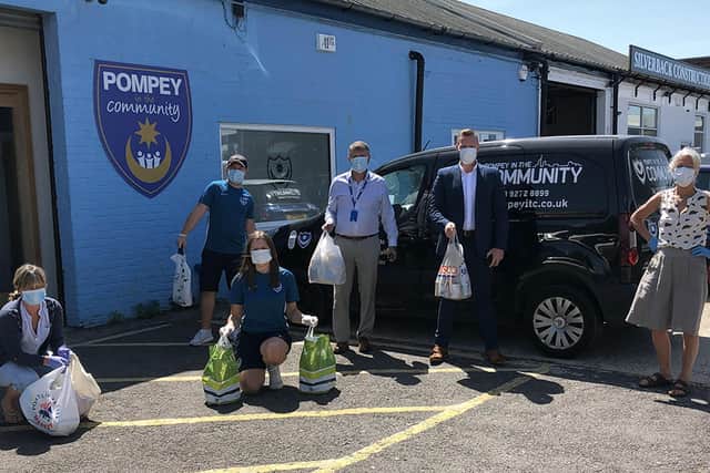 Vounteers from Pompey in the Community.