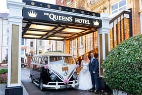 Emma and Jamie at the Queen's Hotel, Southsea.
