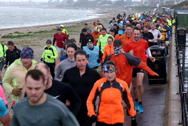 Lee-on-the-Solent parkrun. Picture  by Sam Stephenson