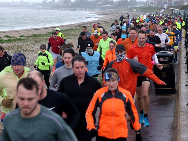 Lee-on-the-Solent parkrun. Picture by Sam Stephenson