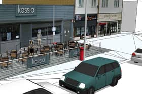 Kassia in Drayton has unveiled plans for an outdoor seating area
