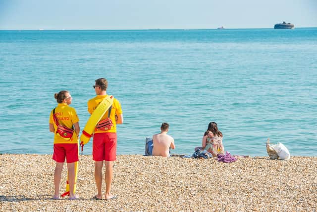 The RNLI is looking for lifeguards to work on Eastney and Southsea beaches. Credit: RNLI