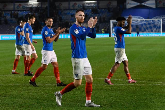 Pompey are favourites to win the League One play-offs. Picture: Graham Hunt