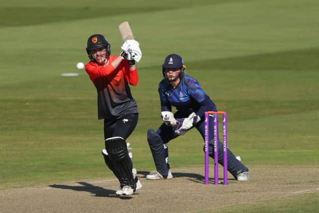 Southern Vipers' Georgia Adams in action during the Rachael Heyhoe Flint Trophy Final at Edgbaston. Picture:  David Davies/PA Wire.
