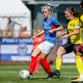 Action from Portsmouth Women's game against Watford earlier in the season. Picture: Jordan Hampton
