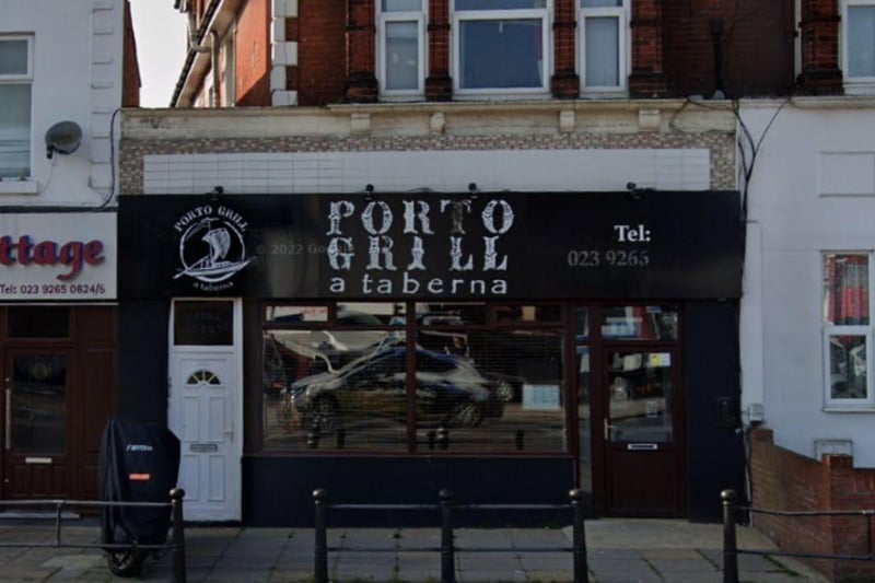 Porto Grill A Taberna, a restaurant at 245 London Road,  was rated 5 on February 27.
