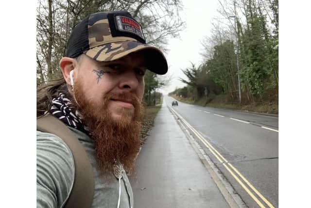 Hilsea dad-of-nine Steve Hunter walked 500 miles to raise awareness of Dads Against Double Standards